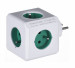 Allocacoc Przedłużacz PowerCube Original Green - Galeria zdjęcie 1