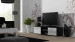 Szafka RTV SOHO 140 czarny/ biały połysk - Galeria zdjęcie 1