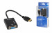 Adapter Video Savio CL-23 HDMI - VGA M-F - Galeria zdjęcie 1