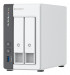 Qnap TS-216G, Tower, 2 x 2.5"/3.5" SATA, ARM 2.0GHz Quad core, 4GB, 1 x 2.5GbE + 1 x GbE, External adapter (PSU) - Galeria zdjęcie 1