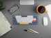 TRACER KLAWIATURA FINA 84 GREY OUTEMU RED SWITCH - Galeria zdjęcie 8