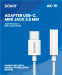 SAVIO ADAPTER USB-C - MINI JACK 3,5 MM (F) AK-51 - Galeria zdjęcie 2