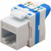 TECHLY SAMOZACISKOWY MODUŁ KEYSTONE RJ45 KAT.6A U/ - Galeria zdjęcie 1