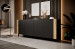 Komoda FARO 200x42x82 czarny mat + dąb craft - Galeria zdjęcie 3