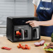 FRYTOWNICA ZAF 9000 5,5L + 3,5L 2700W AIR FRYER - Galeria zdjęcie 6