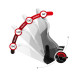 Fotel gamingowy Huzaro Force 6.2 White Mesh - Galeria zdjęcie 12
