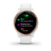 Zegarek Garmin Venu 2S (40 mm) Rose Gold Stainless Steel Bezel / White Case / Silicone Band - Galeria zdjęcie 4