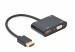 GEMBIRD ADAPTER HDMI - HDMI + VGA + AUDIO I ZASILA - Galeria zdjęcie 2