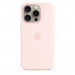 Apple iPhone 15 Pro Silicone Case with MagSafe - Light Pink - Galeria zdjęcie 1