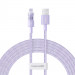 Kabel Baseus Gem 2.4A 2m (fioletowy) - Galeria zdjęcie 1