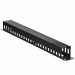 Lanberg organizer kabli 19'' 1u z zaślepką czarny ak-1201-b - Galeria zdjęcie 2