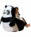 Pufa worek sako PANDA czarny-biały L 105x80 - Galeria zdjęcie 3