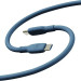 Motorola Silicone Cable C-C 5A 2m, Blue - Galeria zdjęcie 1