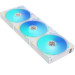 Lian Li UNI FAN AL120 V2 ARGB PWM Fan, Triple Pack with Controller - 120mm, white - Galeria zdjęcie 1