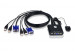 ATEN KVM 2/1 CS-22U USB- pilot zintegrowane kable - Galeria zdjęcie 1