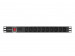 Lanberg listwa zas. rack pdu (1u,10a,10x 230v,2m) pdu-10i-0200-iec-bk - Galeria zdjęcie 3
