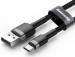 BASEUS KABEL USB-C CAFULE CATKLF-UG1 2A 3M CZARNY - Galeria zdjęcie 2