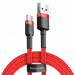BASEUS KABEL USB DO USB-C CAFULE 2A 3M (CZERWONY) - Galeria zdjęcie 4