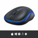 Mysz Logitech M185 bezprzewodowa, niebieska - Galeria zdjęcie 5
