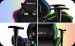 Fotel gam. dla dziecka Huzaro Ranger 6.0 RGB Mesh - Galeria zdjęcie 5