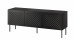 Szafka RTV SIENA 150,5x40x60 czarny mat - Galeria zdjęcie 1