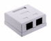 ALANTEC Gniazdo natynk UTP 2xRJ45 kat.6 - Galeria zdjęcie 1