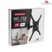 Maclean MC-758 Uchwyt do telewizora lub monitora 13-55" 30kg max. vesa 400x400 - Galeria zdjęcie 7