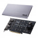 Kontroler ASUS Hyper M.2 PCIe 3.0 x16, 4x M.2 NVMe (2242/2260/2280/22110) GEN 3 - Galeria zdjęcie 1