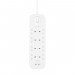 Listwa zasilająca Belkin Power Surge 8-PORT + 2xUSB-C 30W 900J 2m White - Galeria zdjęcie 2