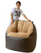 Pufa worek sako FLUFFY brąz XXL 140x90 - Galeria zdjęcie 3
