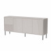 Komoda 4D ABI 200x45x88 kaszmir mat - Galeria zdjęcie 1