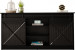 Komoda 160x80x35 GRANERO czarny/czarny poł - Galeria zdjęcie 3