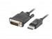 LANBERG KABEL DP (M) V1.2 -> DVI-D (M)(24+1) 3M - Galeria zdjęcie 1