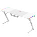 Biurko gamingowe Huzaro Hero 4.8 White RGB - Galeria zdjęcie 2