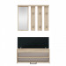 Garderoba PARMA 100x35xH180 sonoma - Galeria zdjęcie 3