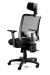 Ergonomiczny fotel biurowy SAGA PLUS czarny - Galeria zdjęcie 3