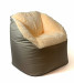Pufa worek sako FLUFFY kremowy XXL 140x90 - Galeria zdjęcie 3