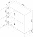 Komoda 4D TRESSE 100x40x110 zieleń mat - Galeria zdjęcie 4