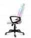 Fotel gamingowy Huzaro Force 2.5 RGB WHITE MESH - Galeria zdjęcie 6