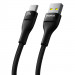 Kabel Baseus Flash 2 USB-USB C 100w 2m (czarny) - Galeria zdjęcie 5