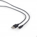 Kabel Gembird ( USB 2.0 - Lightning M-M 1,0m czarny ) - Galeria zdjęcie 2