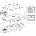Płyta gazowa WHIRLPOOL AKT 625/NB1 - Galeria zdjęcie 5