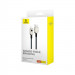 Kabel Baseus Unbreakable USB-IP 2.4A 1m (biały) - Galeria zdjęcie 7