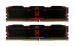 GOODRAM DDR4 16GB 3200 CL16 DUAL IRDM X BLACK - Galeria zdjęcie 1