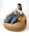Pufa worek sako CHILLOUT kremowy-brązowy XXL 140x100 - Galeria zdjęcie 3