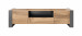 Szafka RTV WOOD 180/44/48 dąb wotan + antracyt - Galeria zdjęcie 1