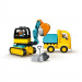 LEGO DUPLO 10931 Ciężarówka i koparka gąsienicowa - Galeria zdjęcie 3