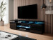 Szafka RTV EVA 180x40x52 czarny/czarny połysk - Galeria zdjęcie 2