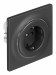 FIBARO Gniazdo Walli Outlet type F FGWOF-011 antracyt - Galeria zdjęcie 5