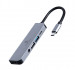 GEMBIRD MULTI ADAPTER USB TYP-C 5W1 SREBRNY - Galeria zdjęcie 2